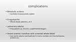 Complications