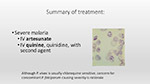 Summary of treatment
